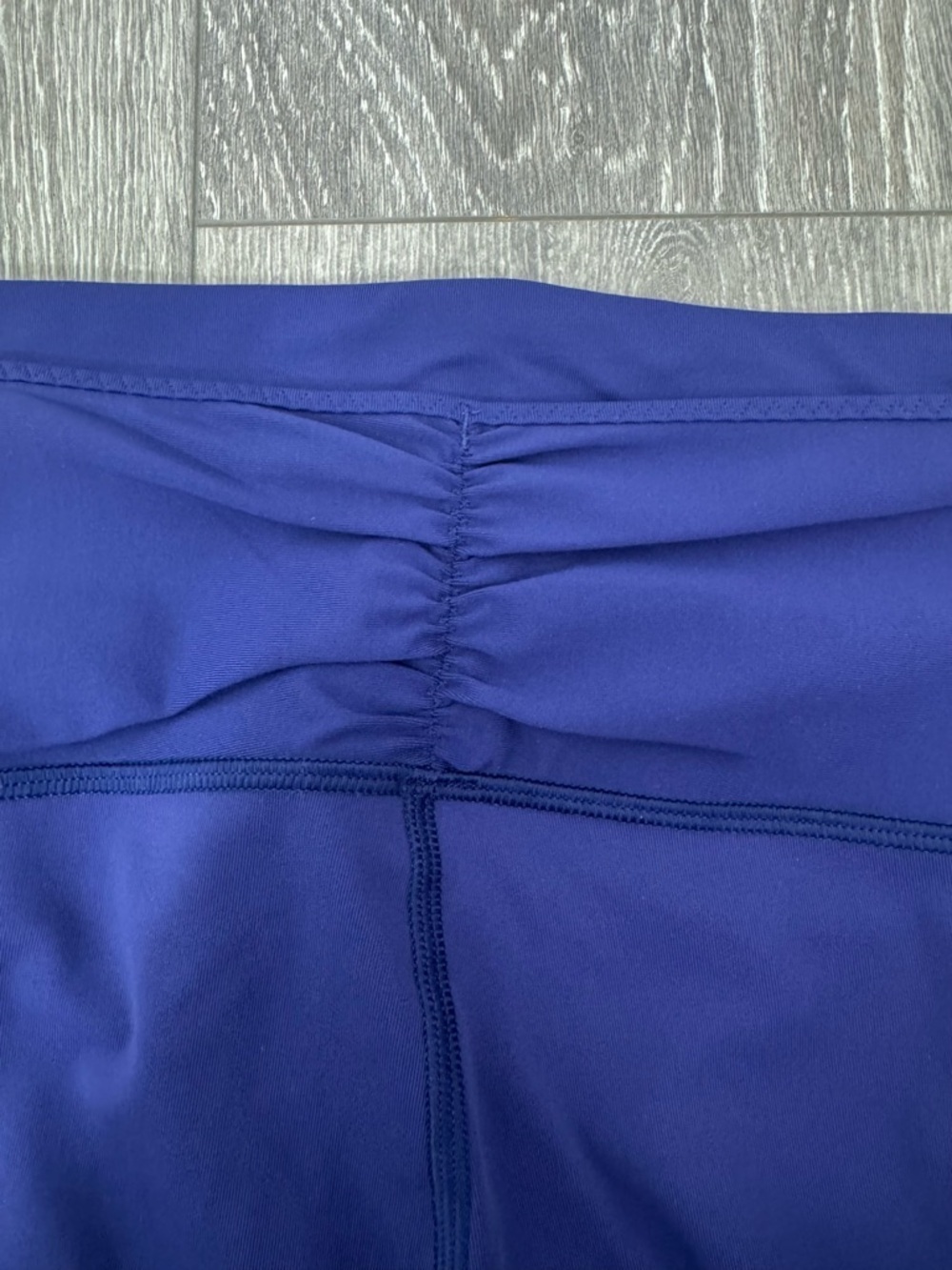 Lululemon Women’s Outrun Crop Leggings Size 8 Blue 17” Inseam Run Workout EUC - Picture 5 of 15